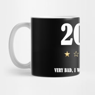 2020 One Star Very Bad Would Not Recommend Mug